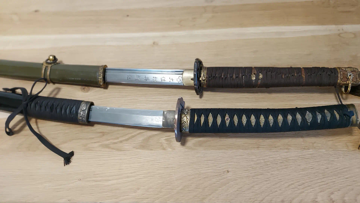 usługa ostrzenia obejmuje samurajskie miecze